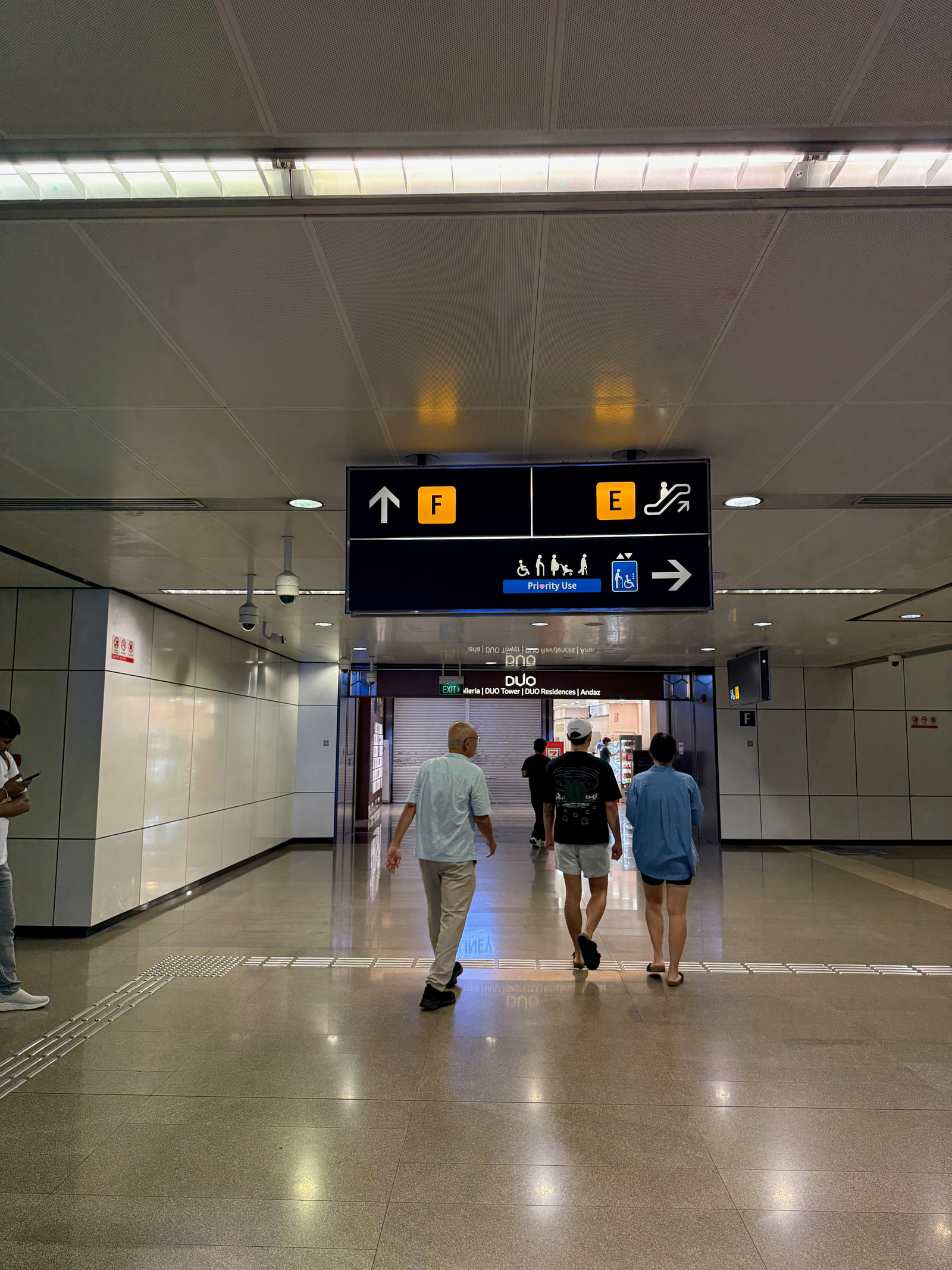 From the DTL gantries, look for Exit F.